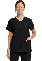Cherokee WW Originals Ultra Women's CK844A Women's 2-Pocket Snap-Front Top