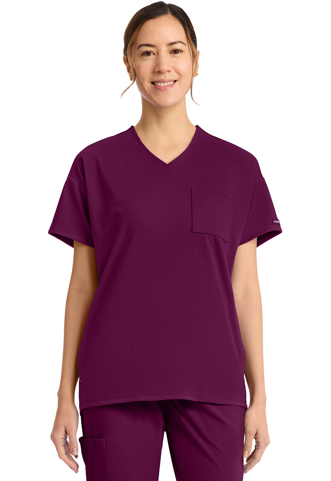 Cherokee Achieve Women's CK863 Women's 3 Pocket V-Neck Tunic