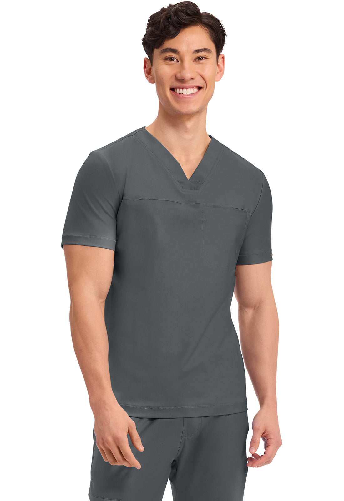 Cherokee Form Men's CK885 Men's Tuckable V-Neck Top