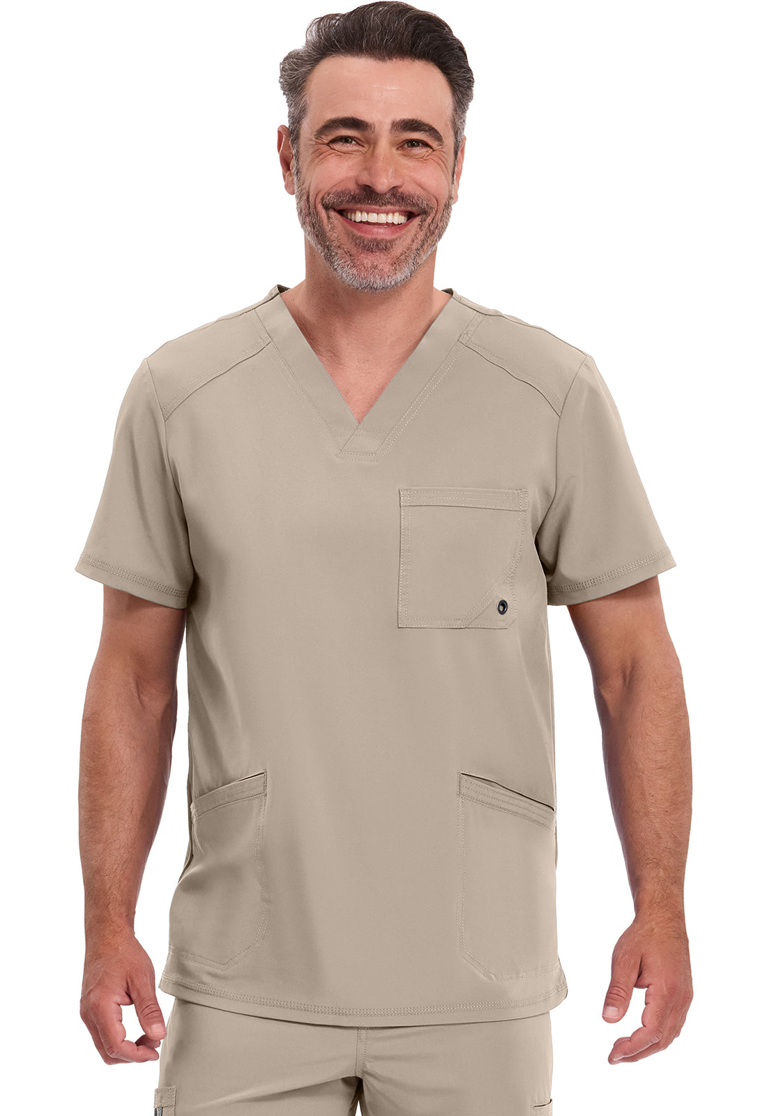 Cherokee Infinity Men's CK900A Men's V-Neck Top