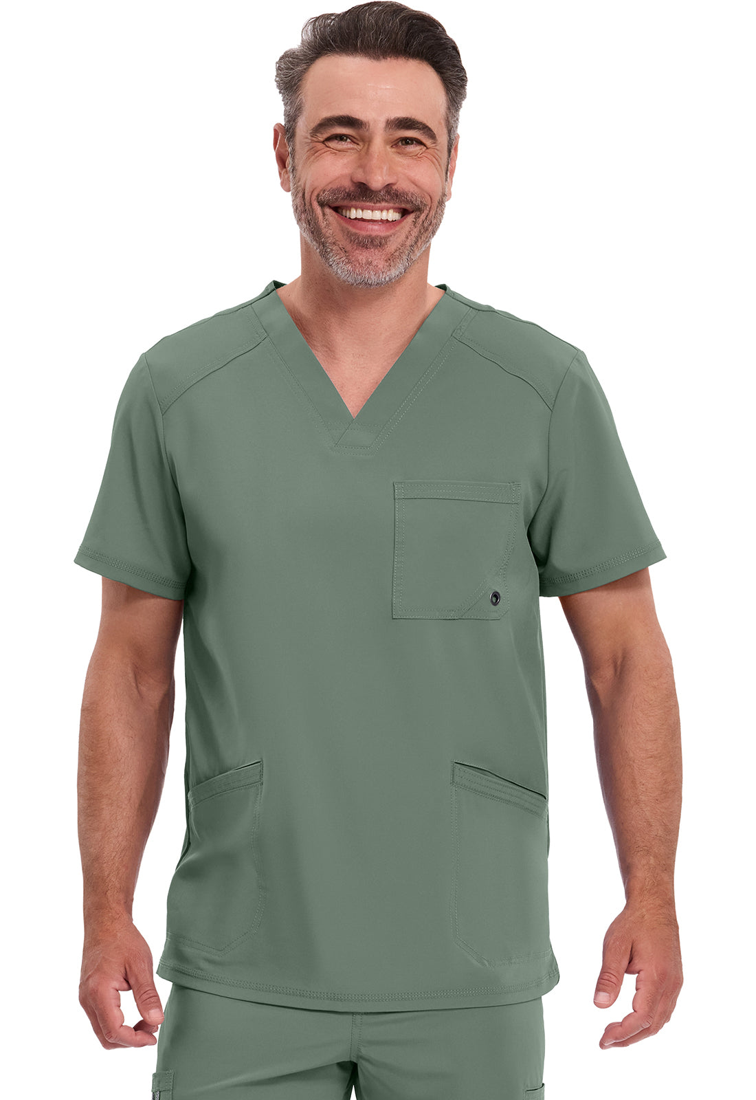 Cherokee Infinity Men's CK900A Men's V-Neck Top