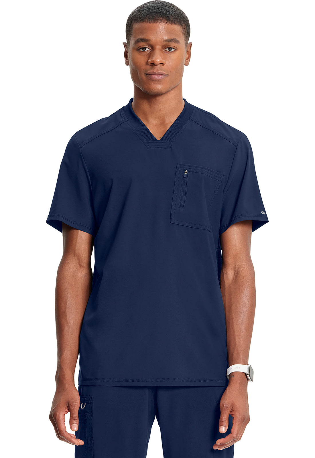 Cherokee Infinity Men's CK910A Men's Tuckable V-Neck Top