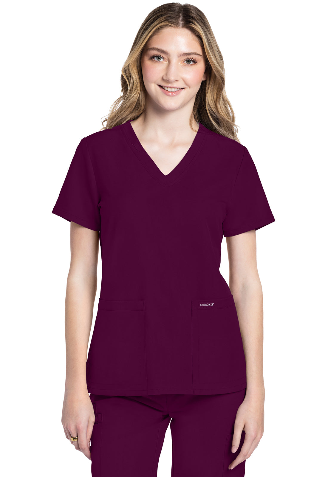Cherokee WW Originals Ultra Women's CK953A V-Neck Top