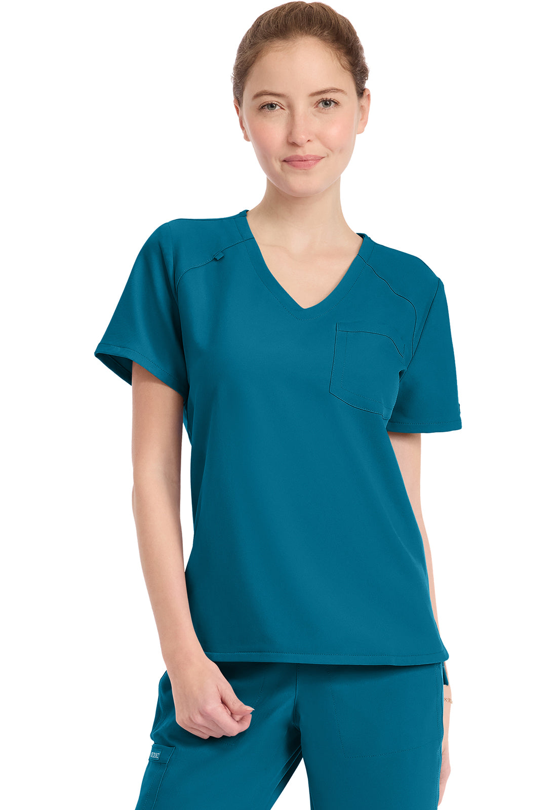 Cherokee WW Originals Ultra Women's CK954A Women's Tuck-in V-Neck Top