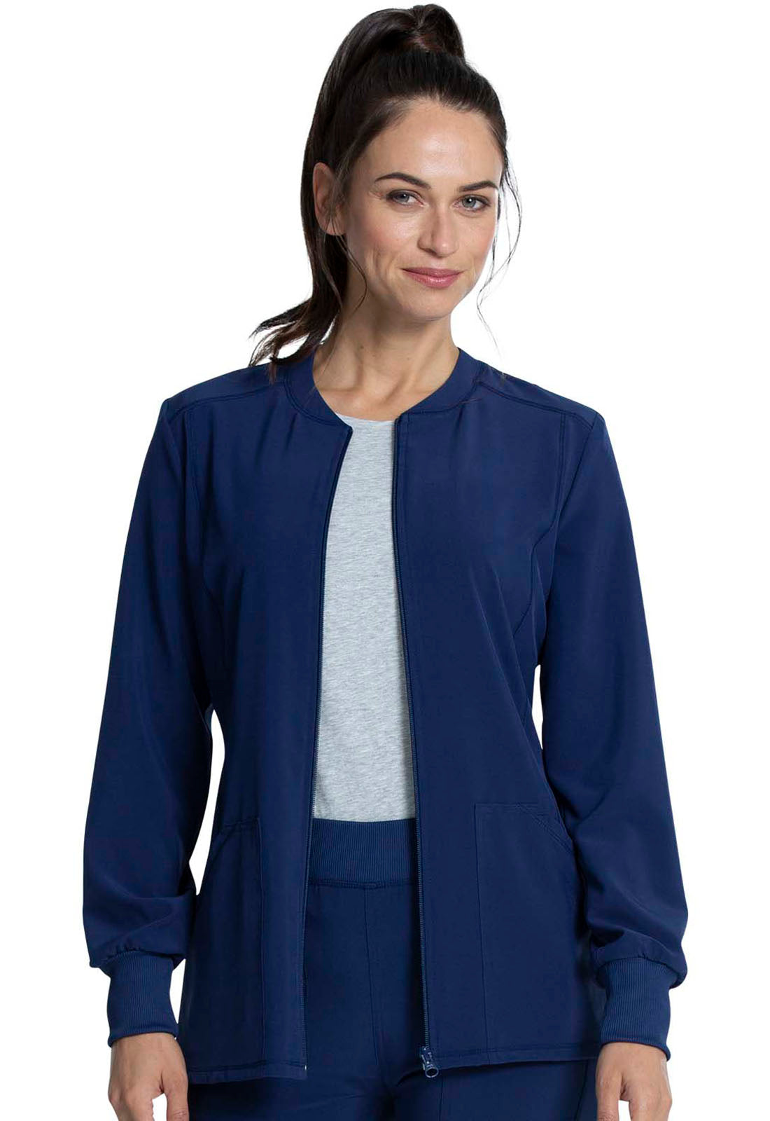 Cherokee Allura Women's CKA384 Zip Front Jacket