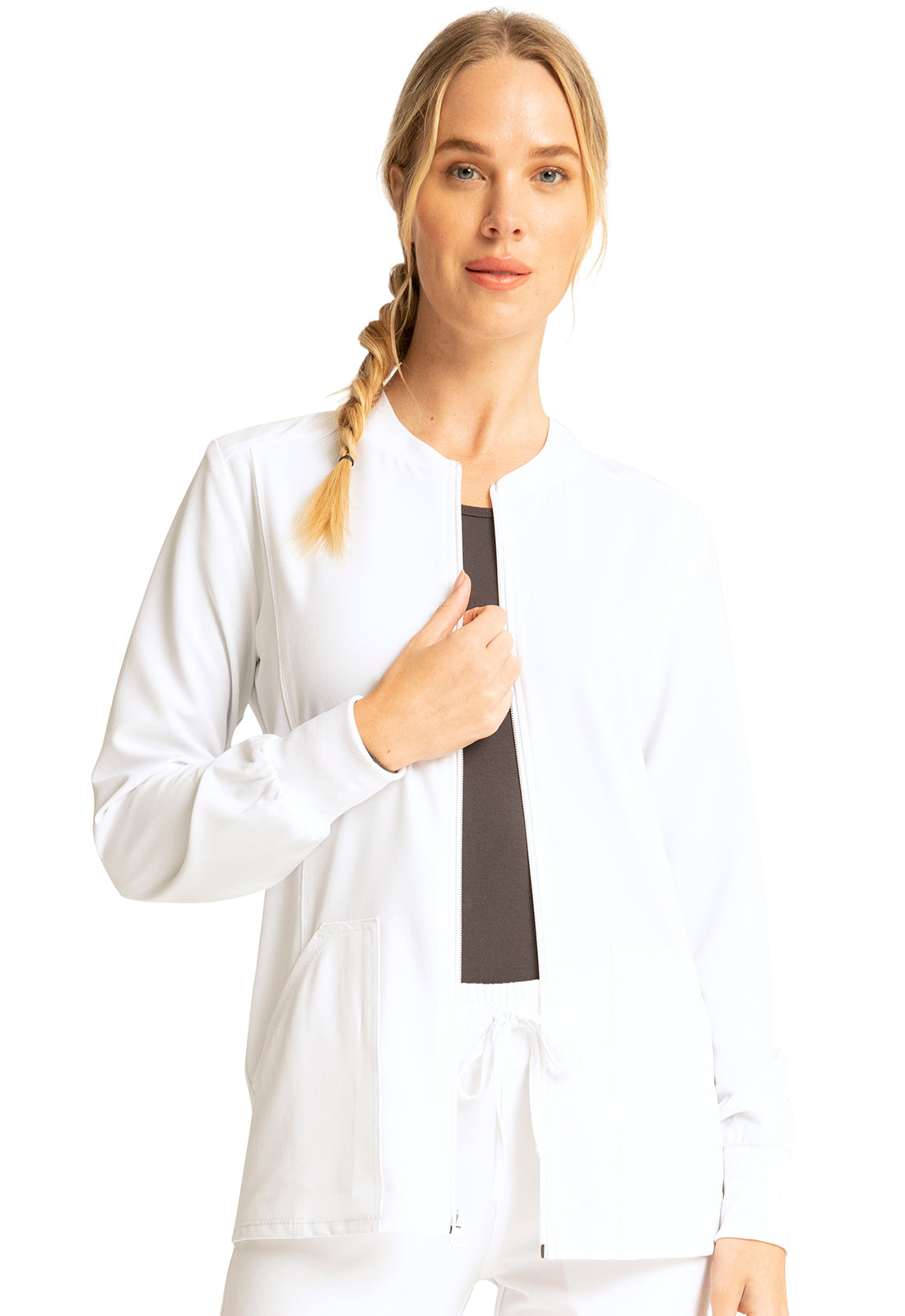 Cherokee Allura Women's CKA384 Zip Front Jacket