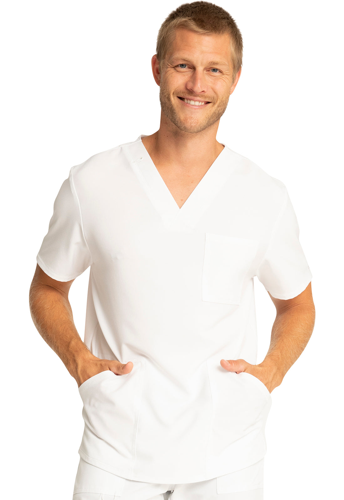 Cherokee Allura Men's CKA686 Men's V-Neck Top