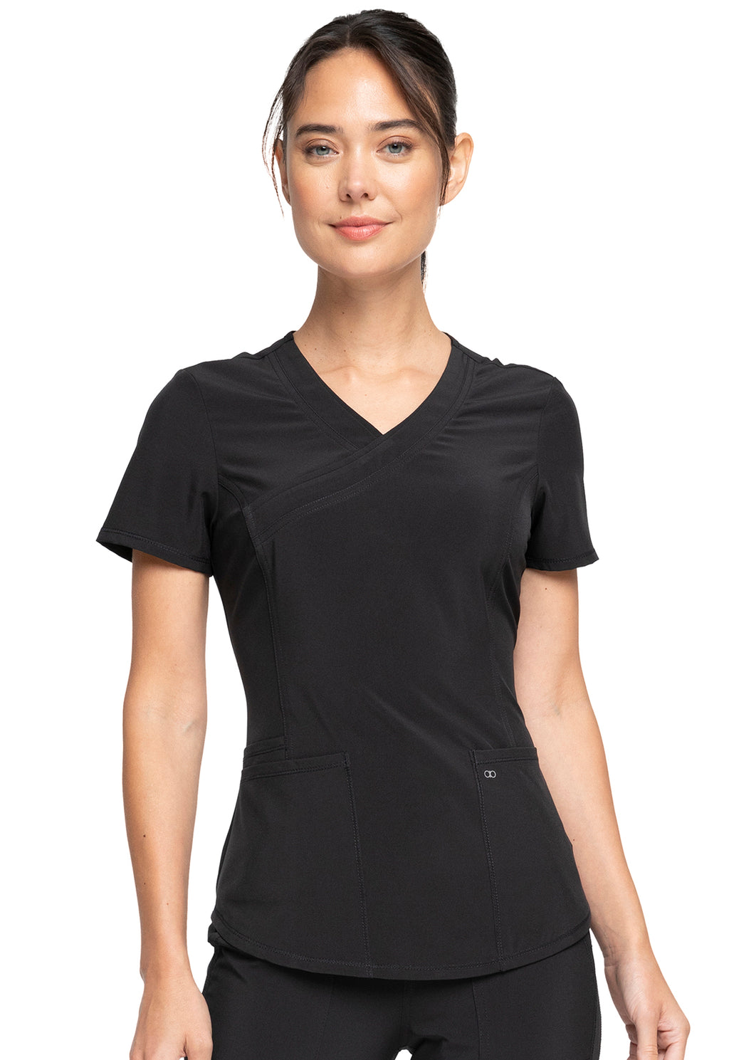Cherokee Allura Women's CKA688 Mock Wrap Top