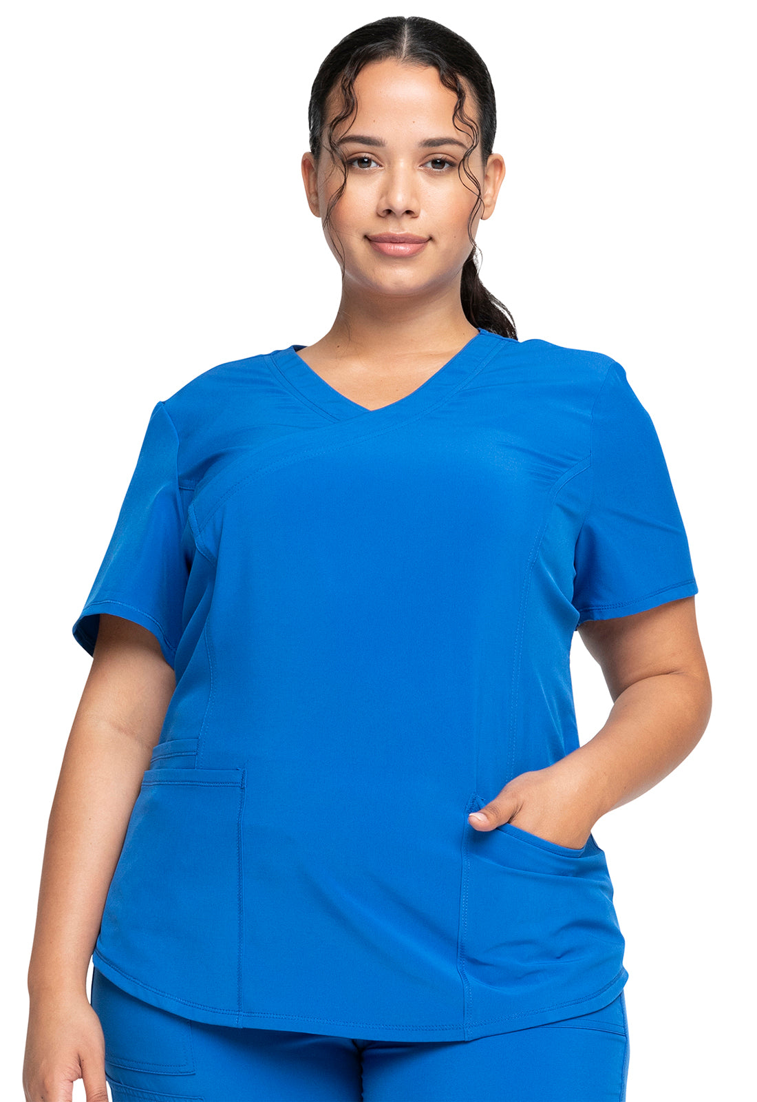 Cherokee Allura Women's CKA688 Mock Wrap Top