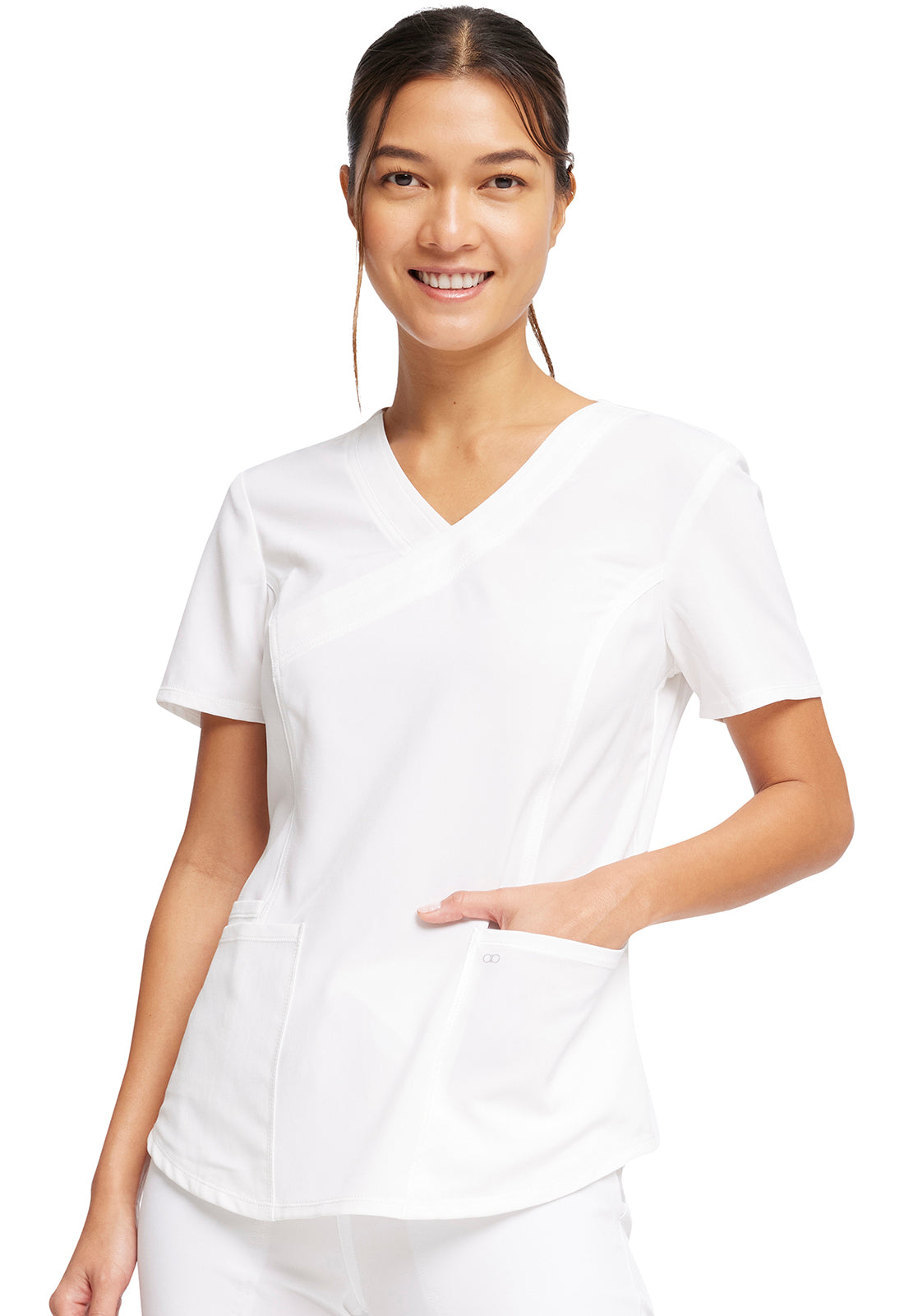 Cherokee Allura Women's CKA688 Mock Wrap Top