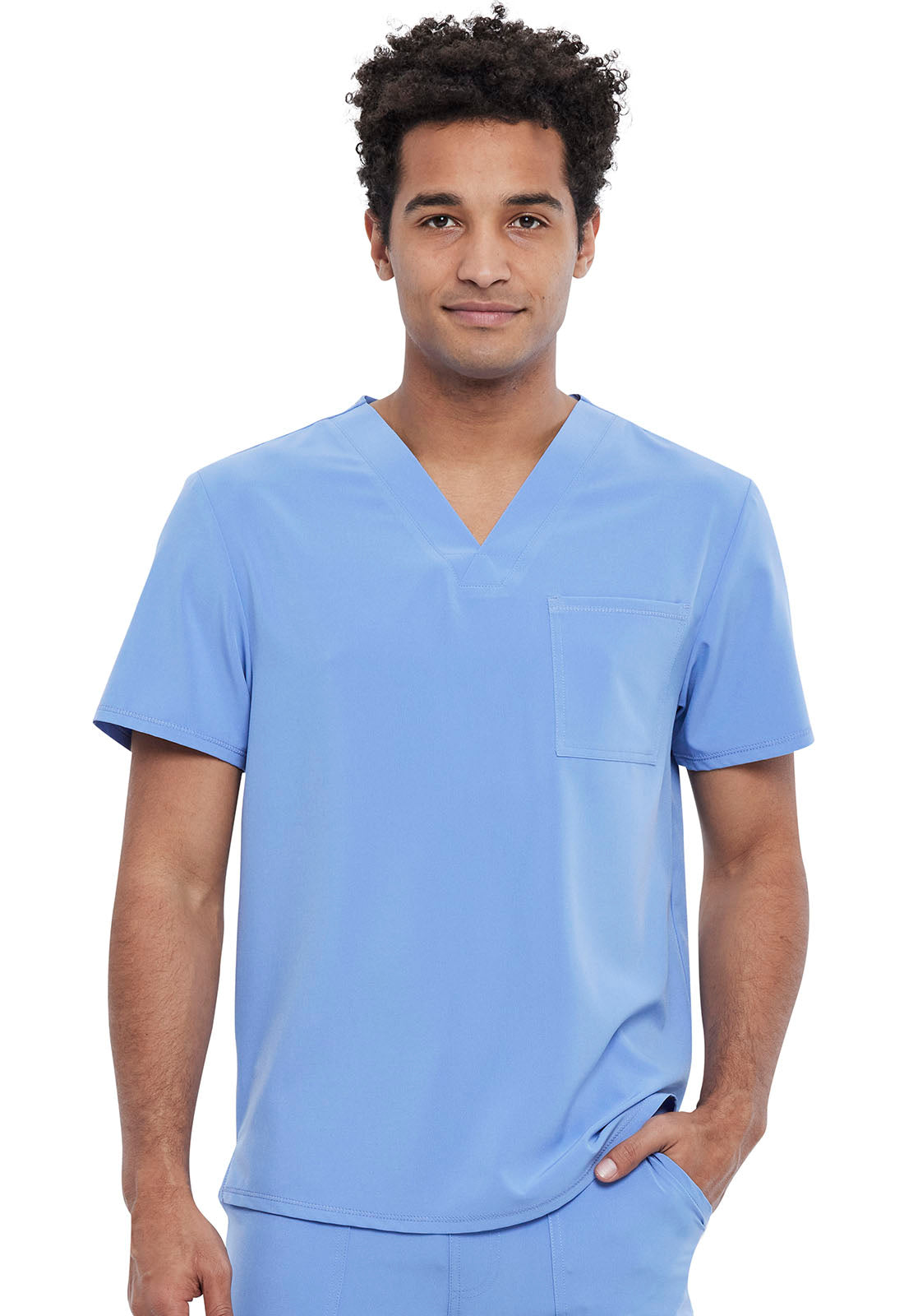 Cherokee Allura Men's CKA689 Men's Tuckable V-Neck Top