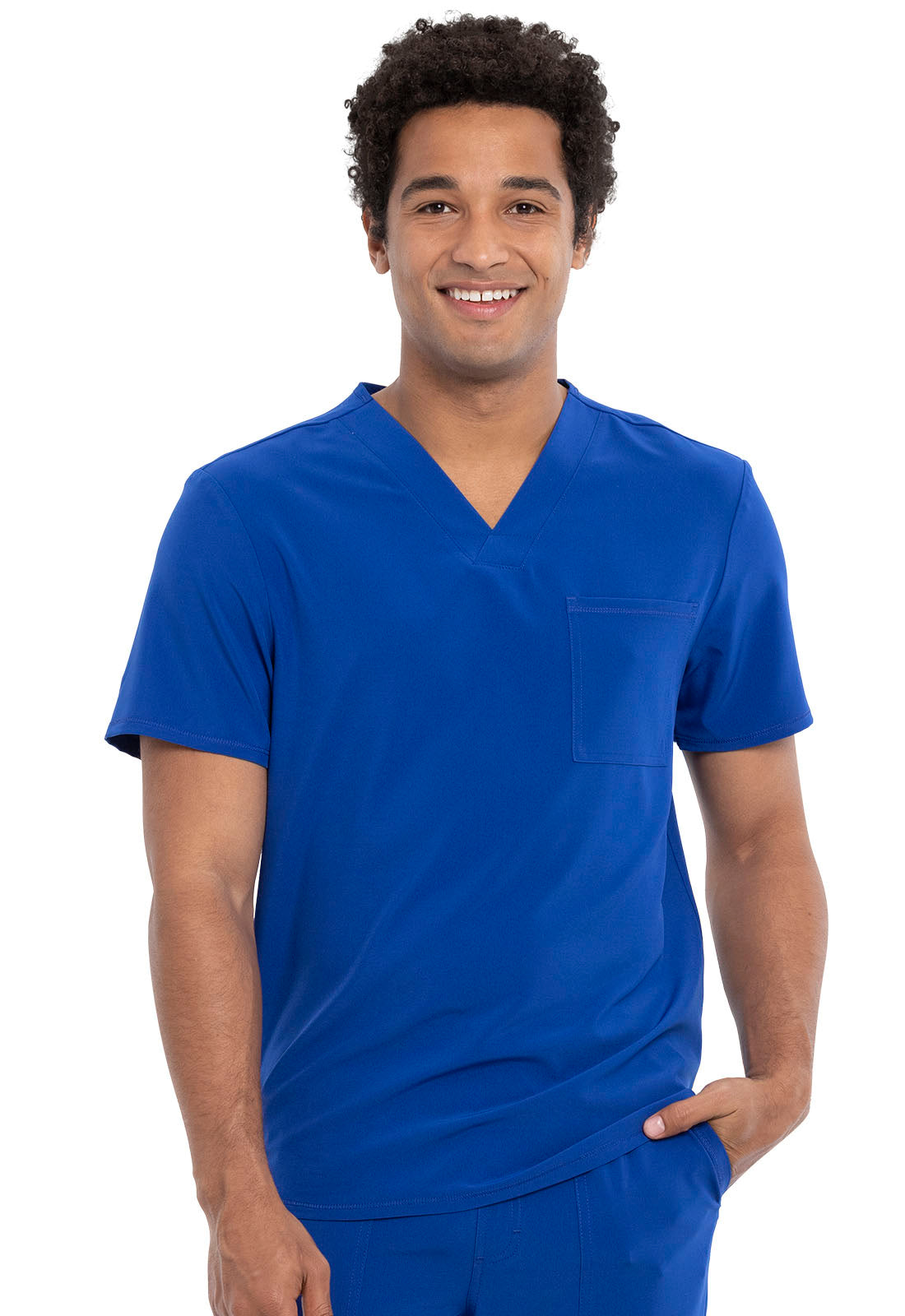 Cherokee Allura Men's CKA689 Men's Tuckable V-Neck Top