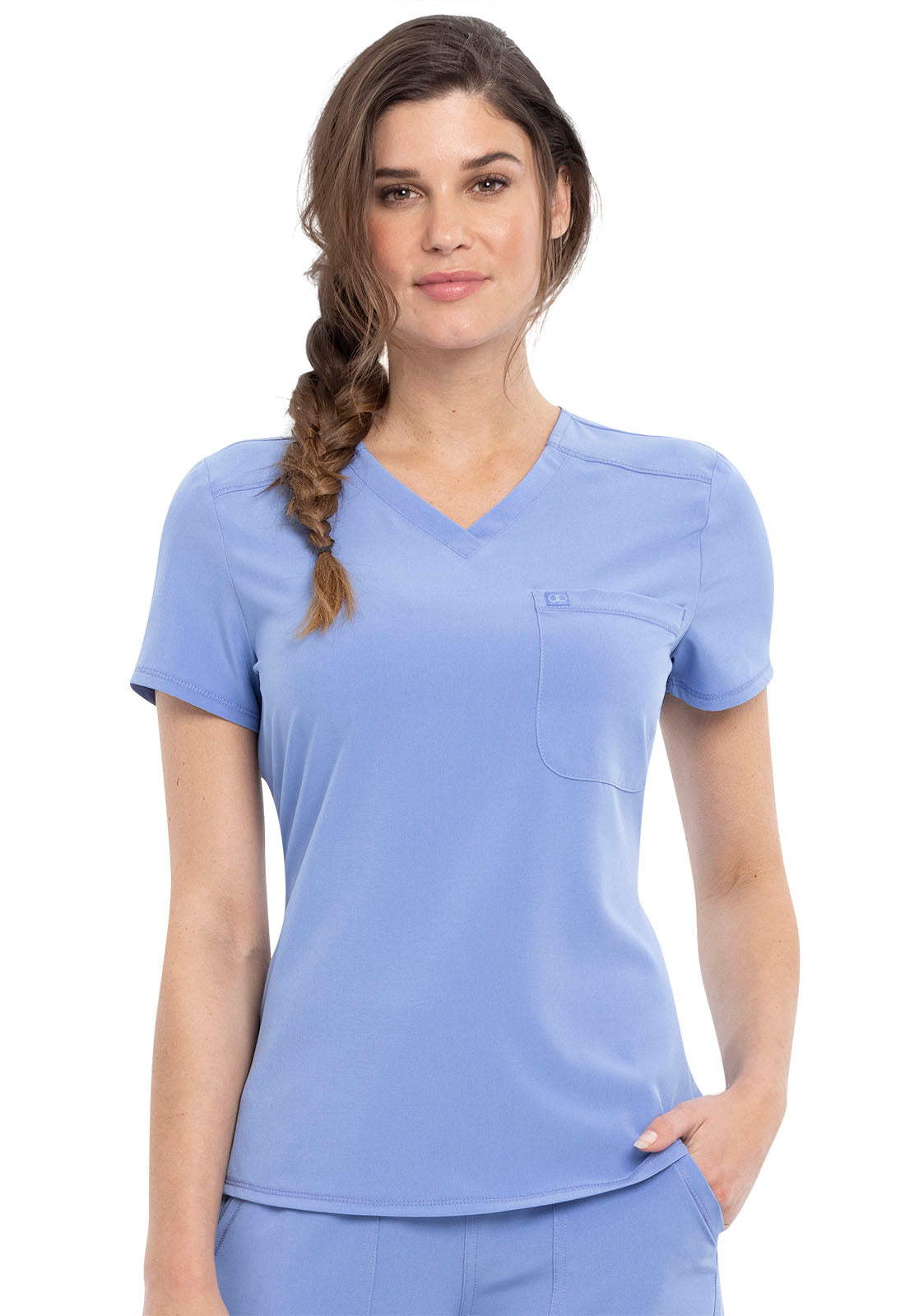 Cherokee Allura Women's CKA690 Tuckable V-Neck Top