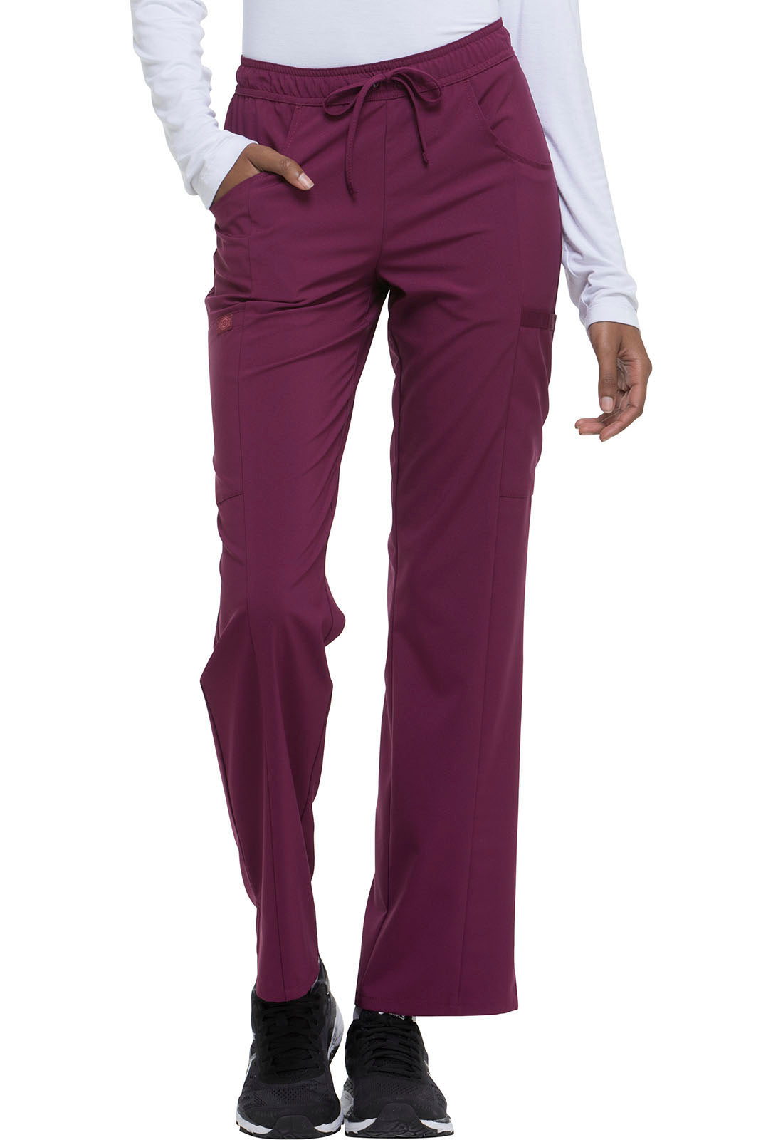 Dickies EDS Essentials Women's DK010 Mid Rise Straight Leg Drawstring Pant