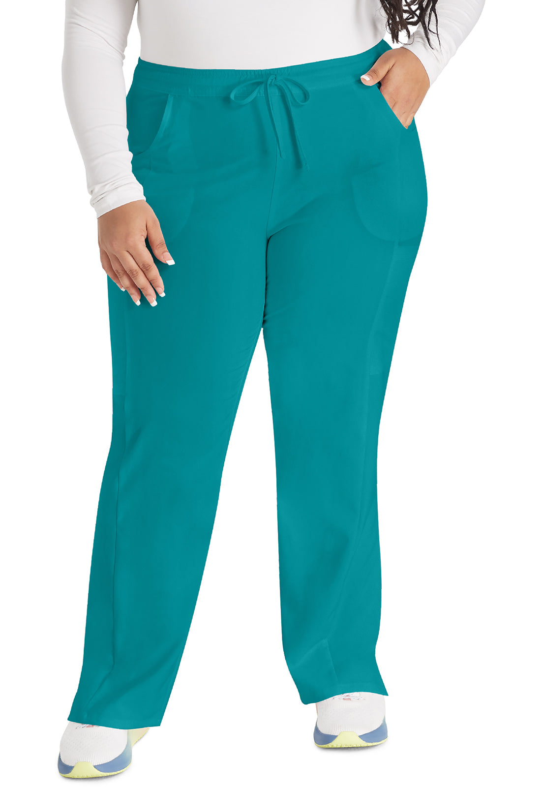Dickies EDS Essentials Women's DK010 Mid Rise Straight Leg Drawstring Pant