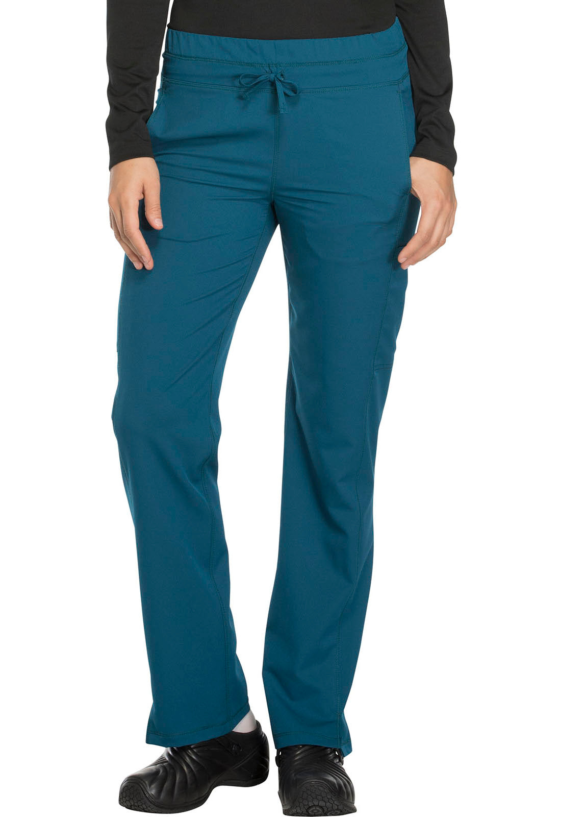 DK DYNAMIX Women's DK130 Mid Rise Straight Leg Drawstring Pant