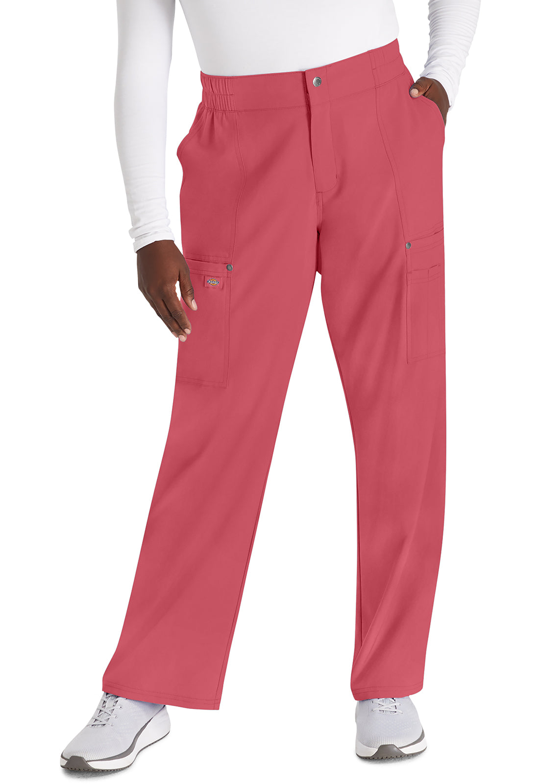 Dickies EDS NXT Women's DK219 Mid Rise Zip Fly Wide Leg Cargo Pant