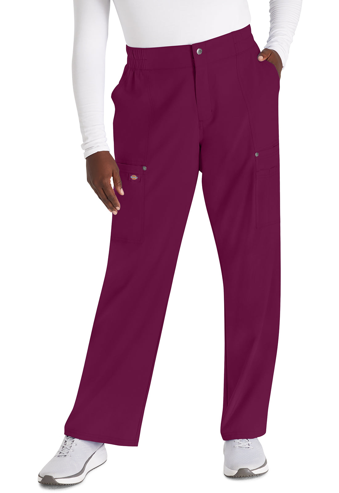 Dickies EDS NXT Women's DK219 Mid Rise Zip Fly Wide Leg Cargo Pant