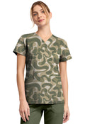 Dickies Prints Women's DK667 V-Neck Print Top