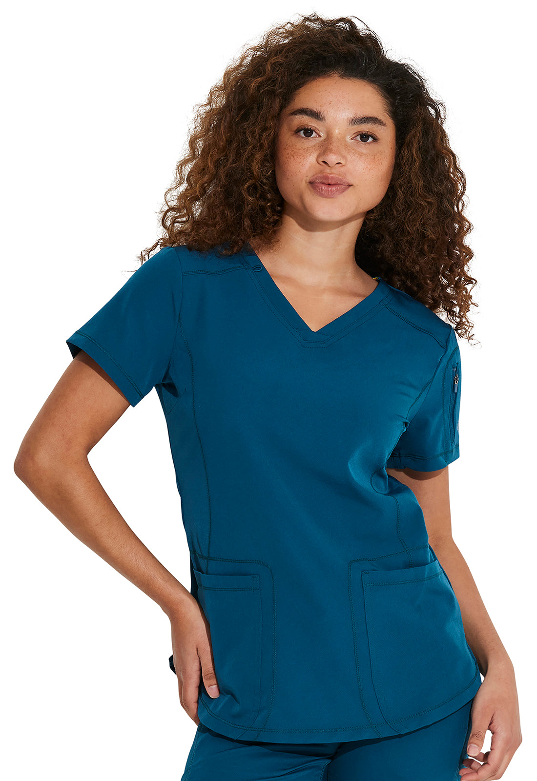 DK DYNAMIX Women's DK730 V-Neck Top