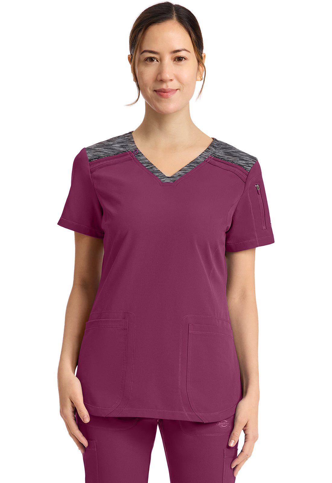 DK DYNAMIX Women's DK740 V-Neck Top