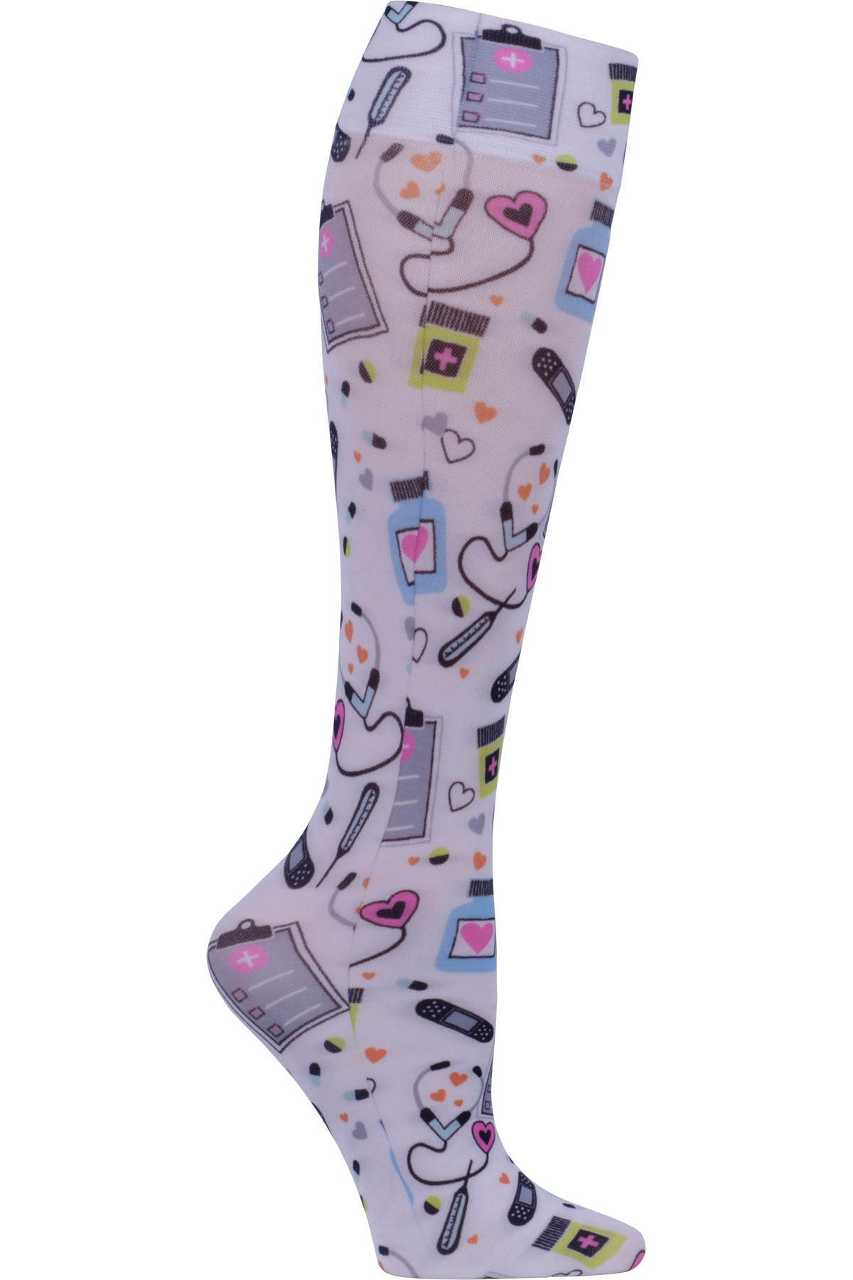 Cherokee Legwear Women's FASHIONSUPPOR Knee High 8-15 mmHg Compression Sock