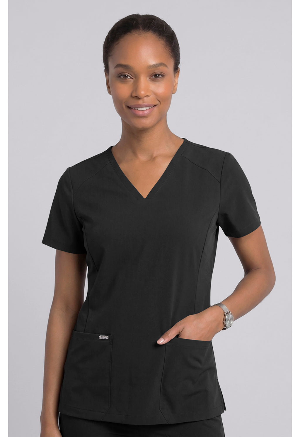 Healing Hands Quest Women's HH00077 2 PKT V- Neck Top