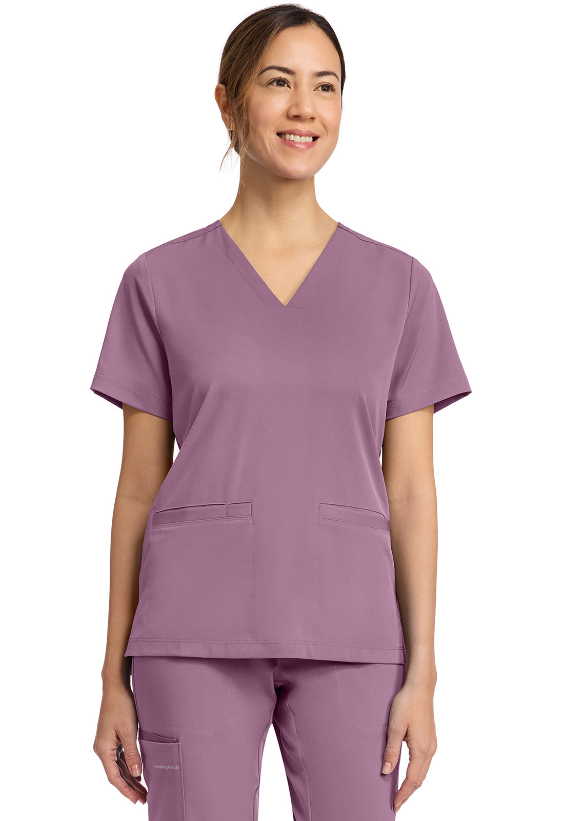 HH WORKS Women's HH653 Women's 3-Pocket V-Neck Top