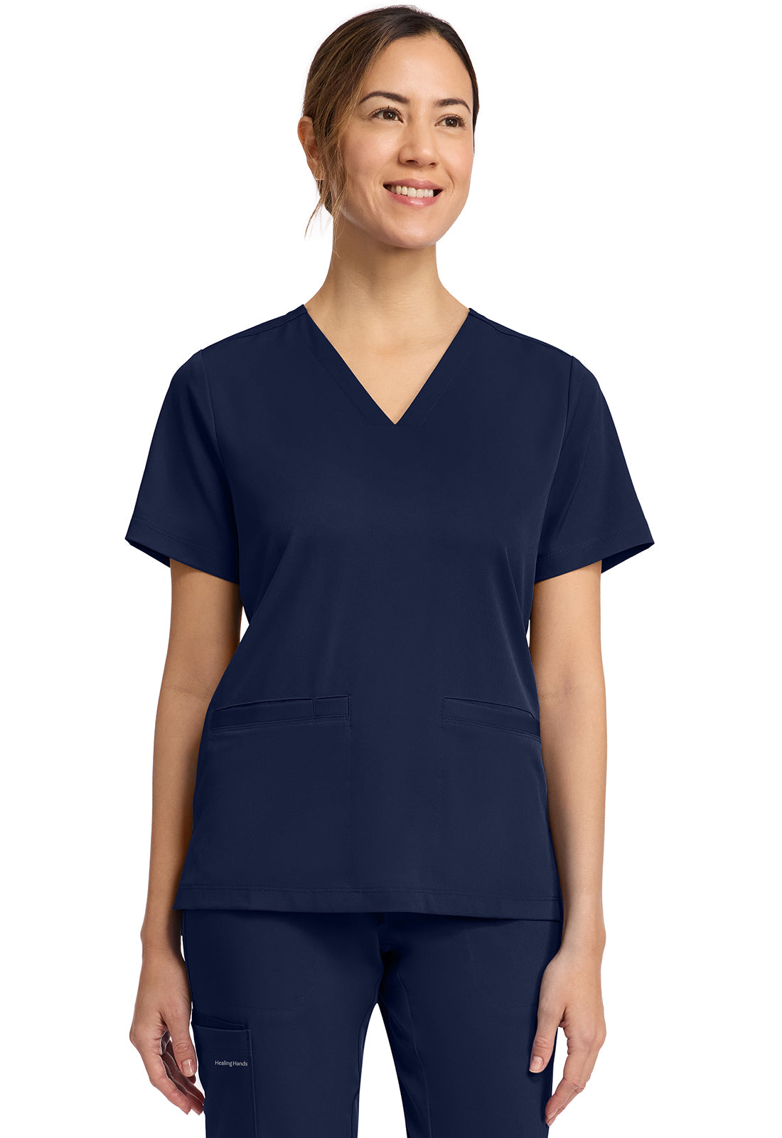 HH WORKS Women's HH653 Women's 3-Pocket V-Neck Top