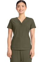 Healing Hands Quest Women's HH751 Women's 3-Pocket Y-Neck Top