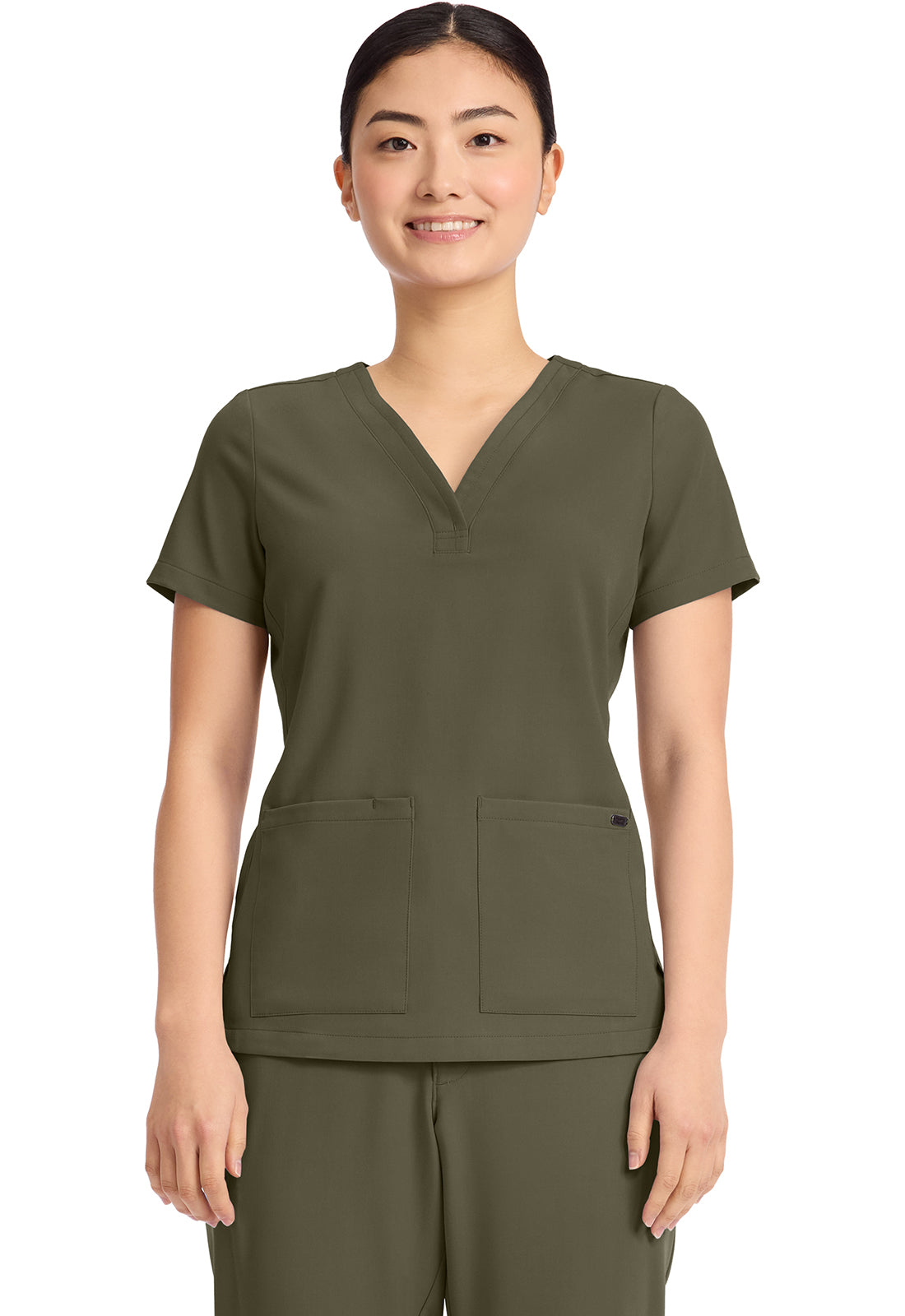 Healing Hands Quest Women's HH751 Women's 3-Pocket Y-Neck Top