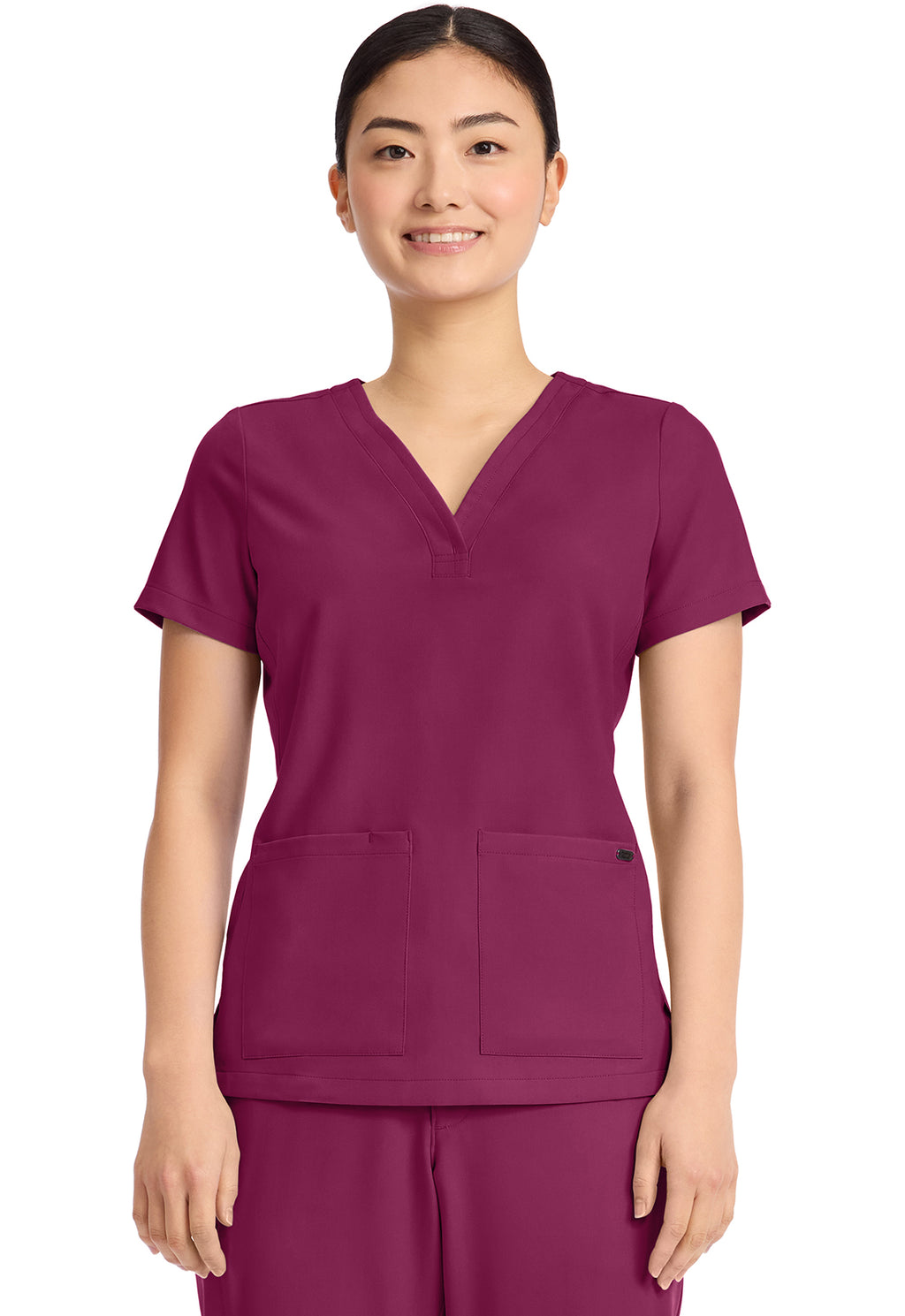 Healing Hands Quest Women's HH751 Women's 3-Pocket Y-Neck Top