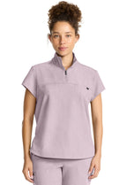 Healing Hands Quest Women's HH752 Women's Partial Zip Stand Collar Top