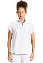 Healing Hands Quest Women's HH752 Women's Partial Zip Stand Collar Top