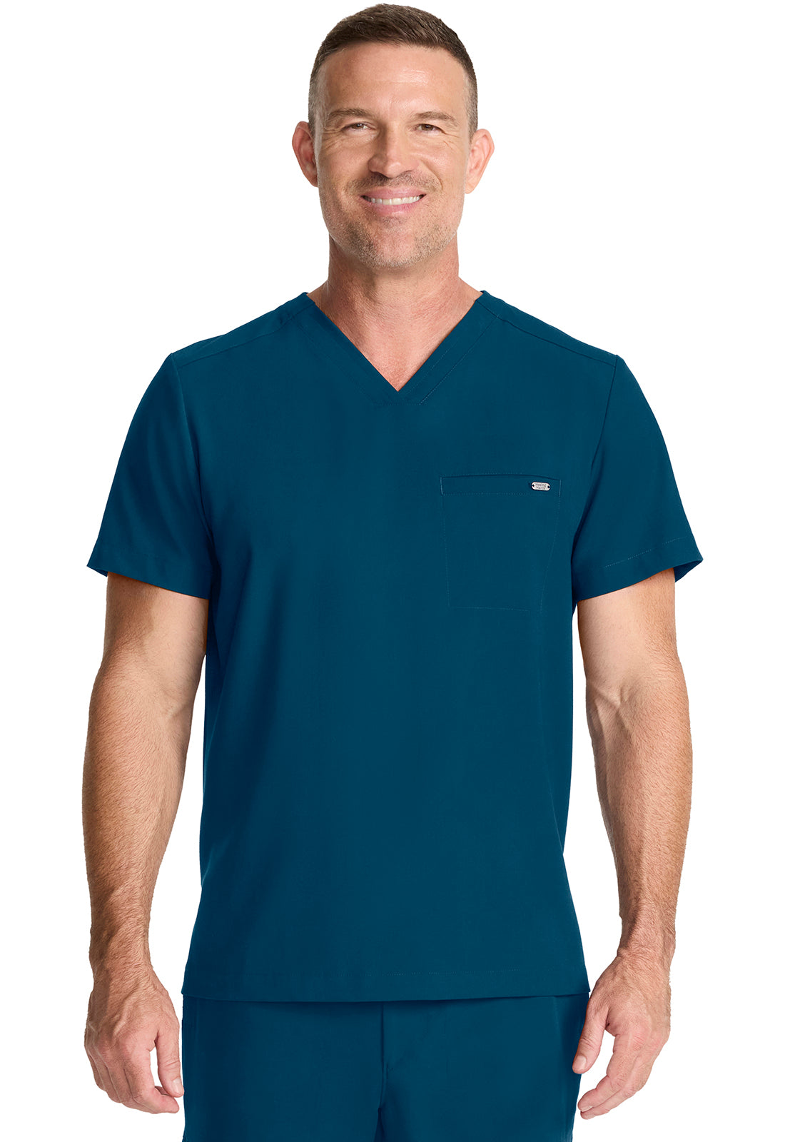 Healing Hands Quest Men's HH758 Men's 1-Pocket V-Neck Top