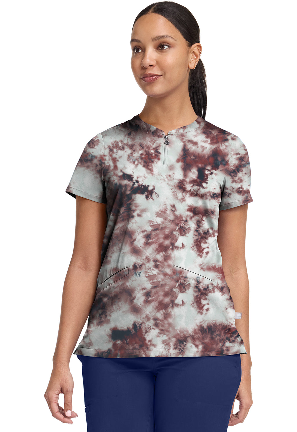 Healing Hands Quest Women's HH907 Ivy Print Top