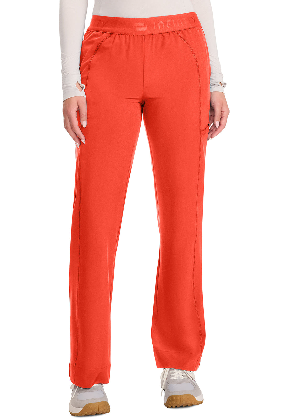 Cherokee Infinity GNR8 Women's IN011A Women's Mid-Rise Wide Leg Pant