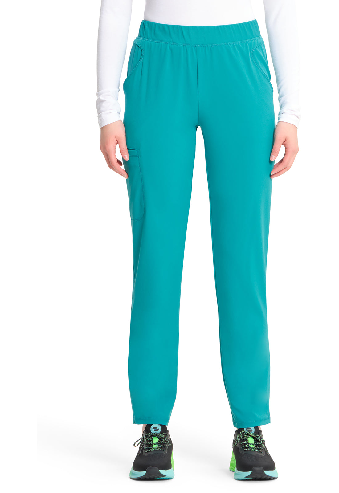 Cherokee Infinity GNR8 Women's IN120A Mid Rise Pull-on Tapered Leg Cargo Pant