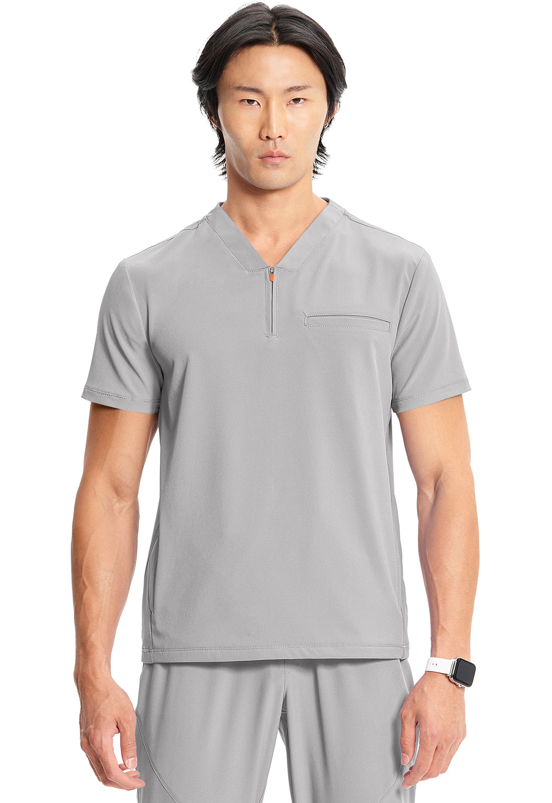 Cherokee Infinity GNR8 Men's IN702A Men's Partial Zip V-Neck Top