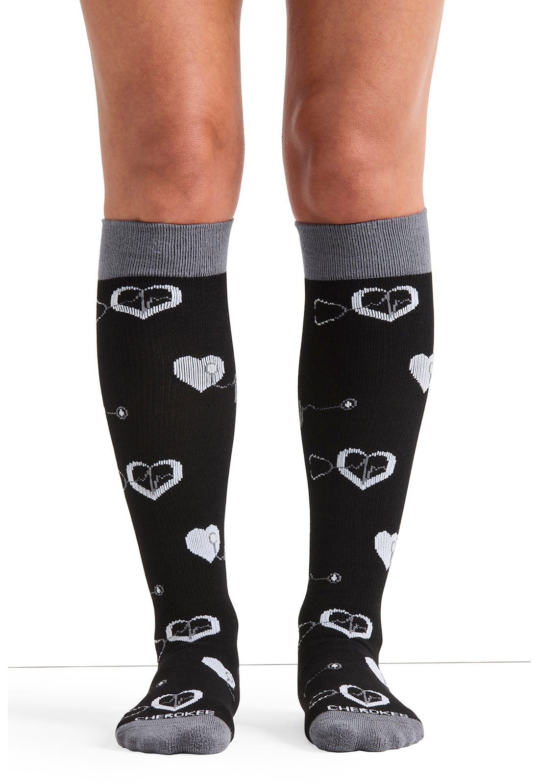 Cherokee Legwear Women's LXSUPPOR Knee High 15-20 mmHg Compression Socks