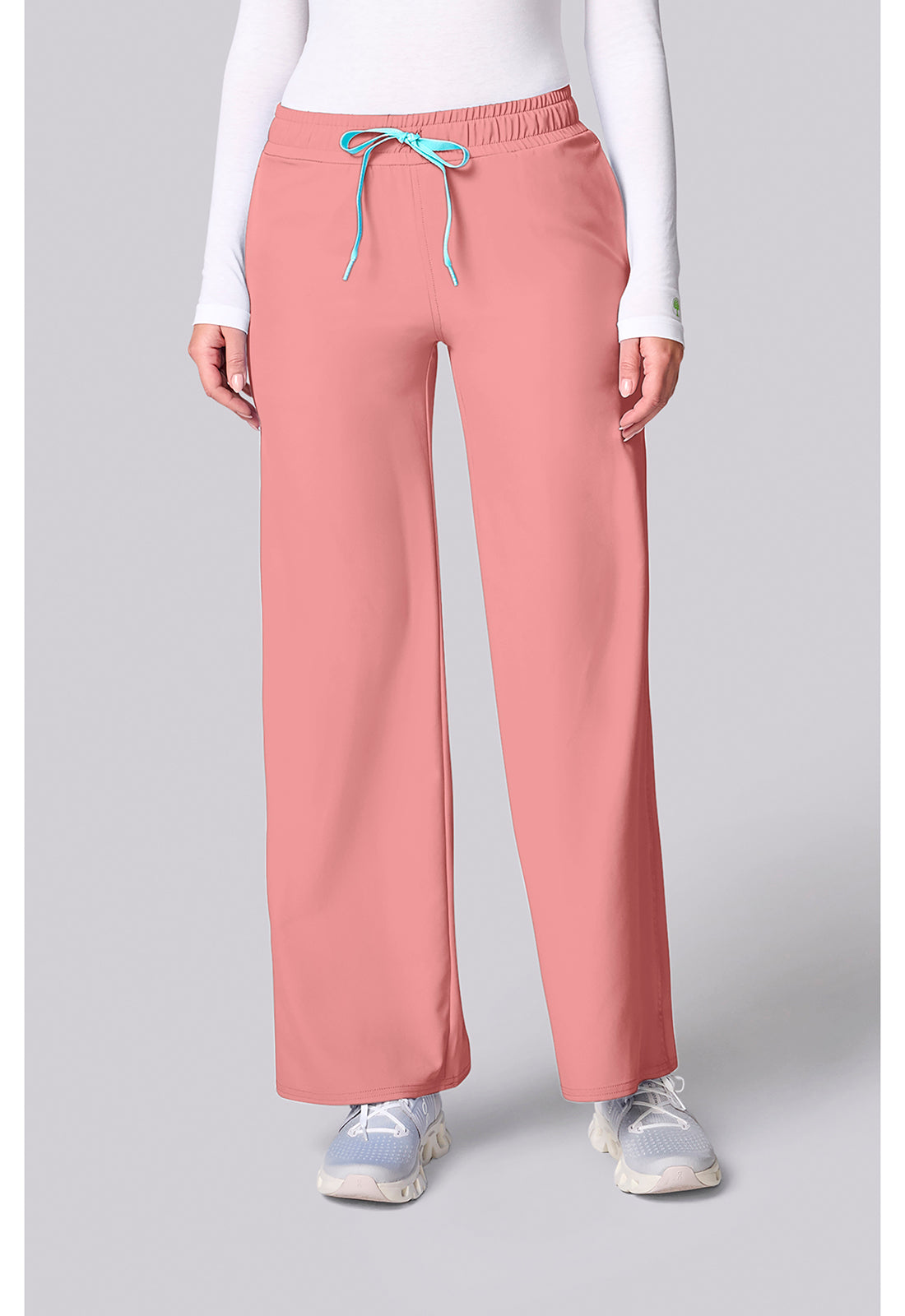 Med Couture Insight Women's MC00009 Wide Leg Pintuck Pant