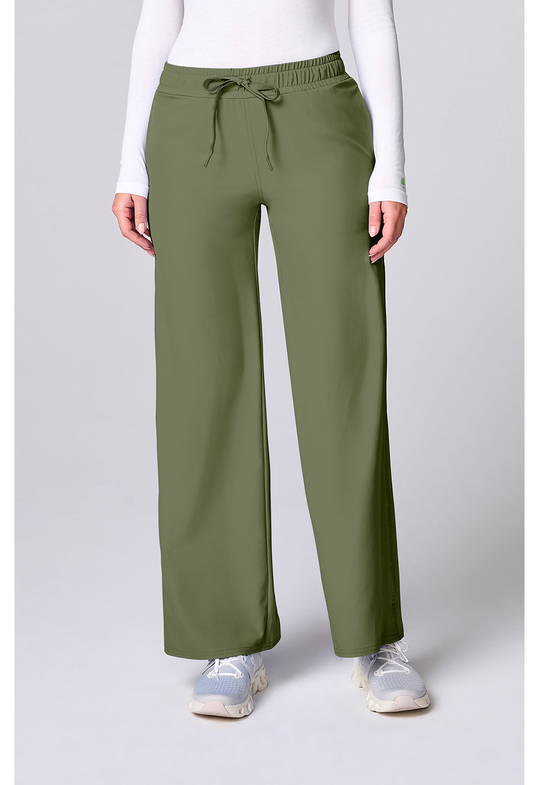 Med Couture Insight Women's MC00009 Wide Leg Pintuck Pant