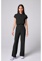 Med Couture Amp Women's MC00018 Dolman Wide Leg Jumpsuit