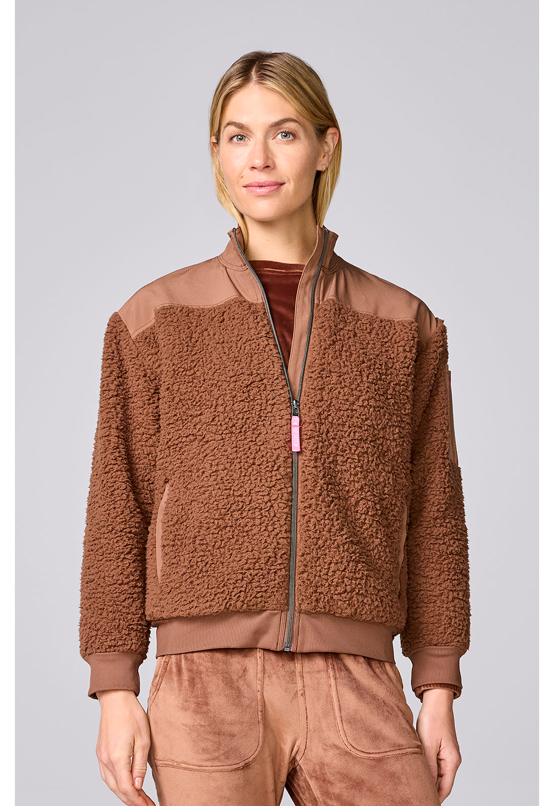 Med Couture Lifestyle Women's MC00045 Sherpa Jacket