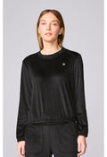 Med Couture Lifestyle Women's MC00046 Women's Velour Pullover