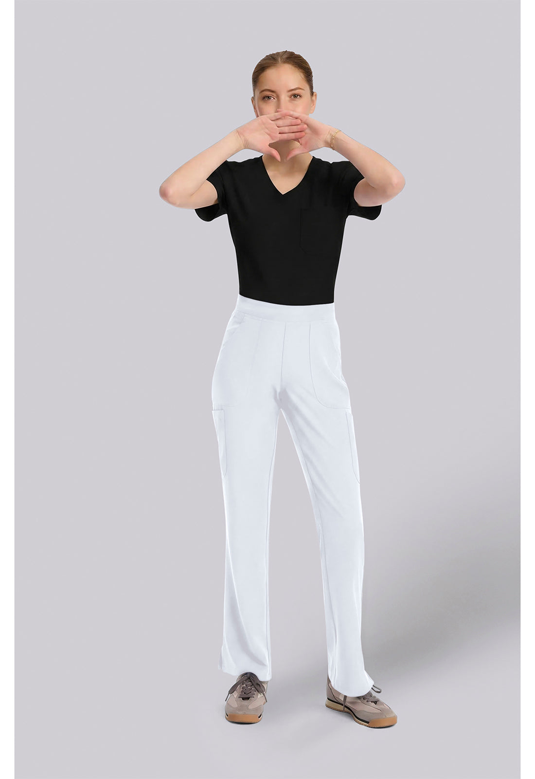 Med Couture Insight Women's MC010 Women's Mid Rise Flare Leg Pant