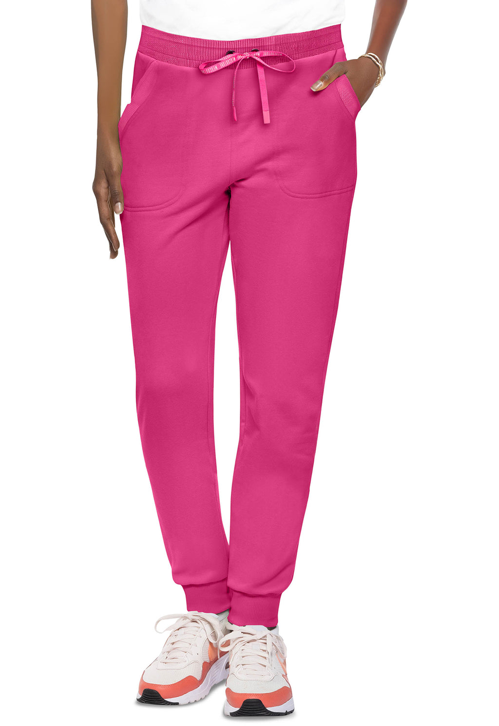 Med Couture Lifestyle Women's MC106 Fleece Natural Rise Jogger