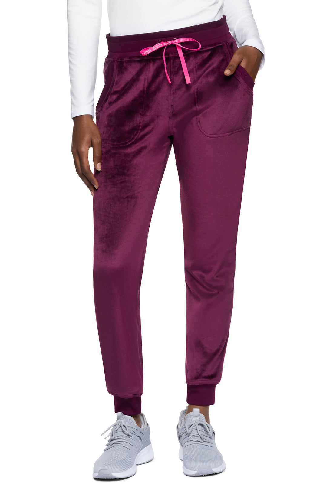 Med Couture Amp Women's MC107 Velour Natural Rise Jogger