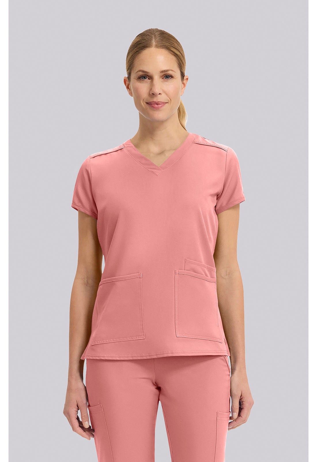 Med Couture Insight Women's MC2432 One Pocket Tuck-In Top