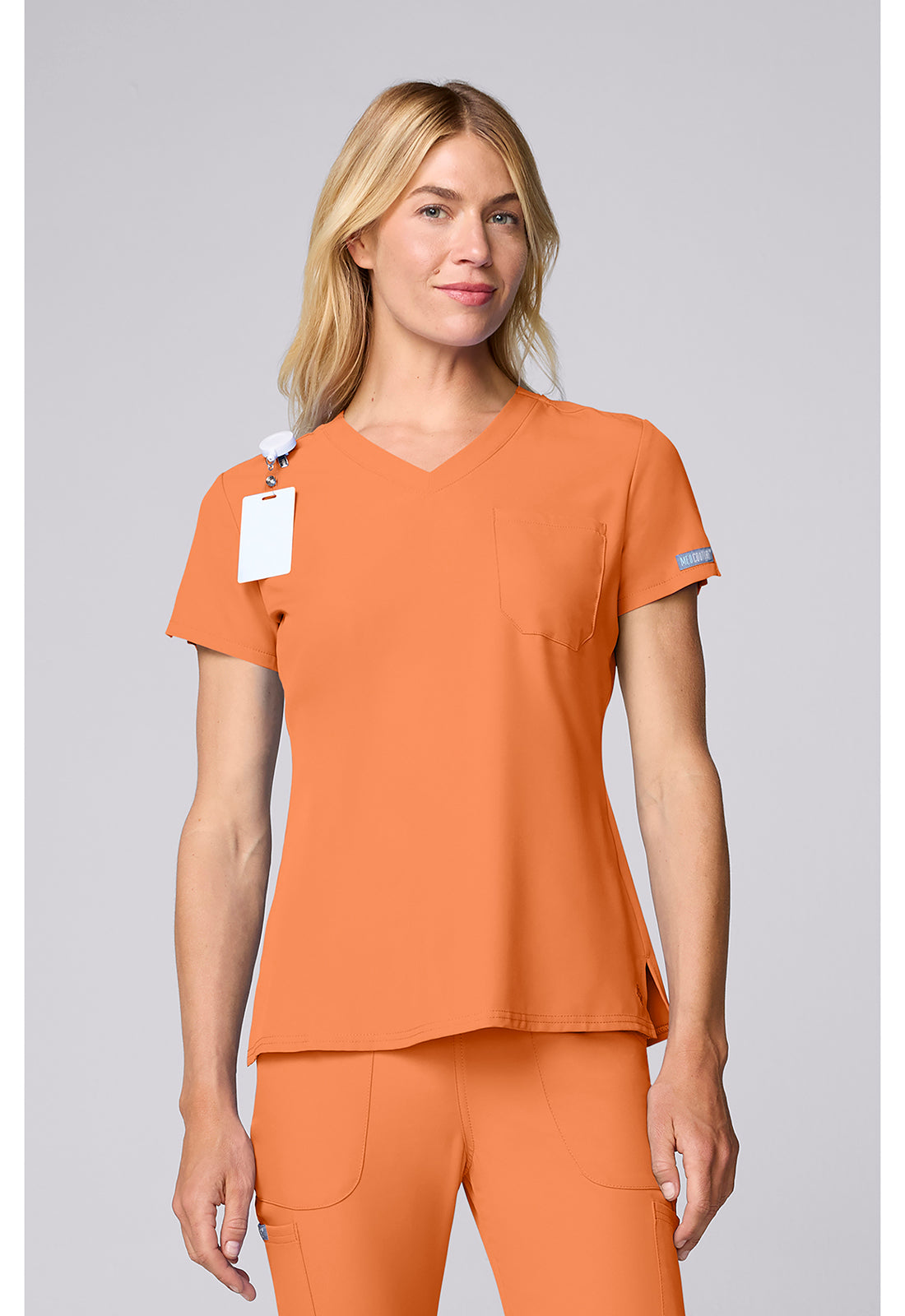 Med Couture Insight Women's MC2432 One Pocket Tuck-In Top